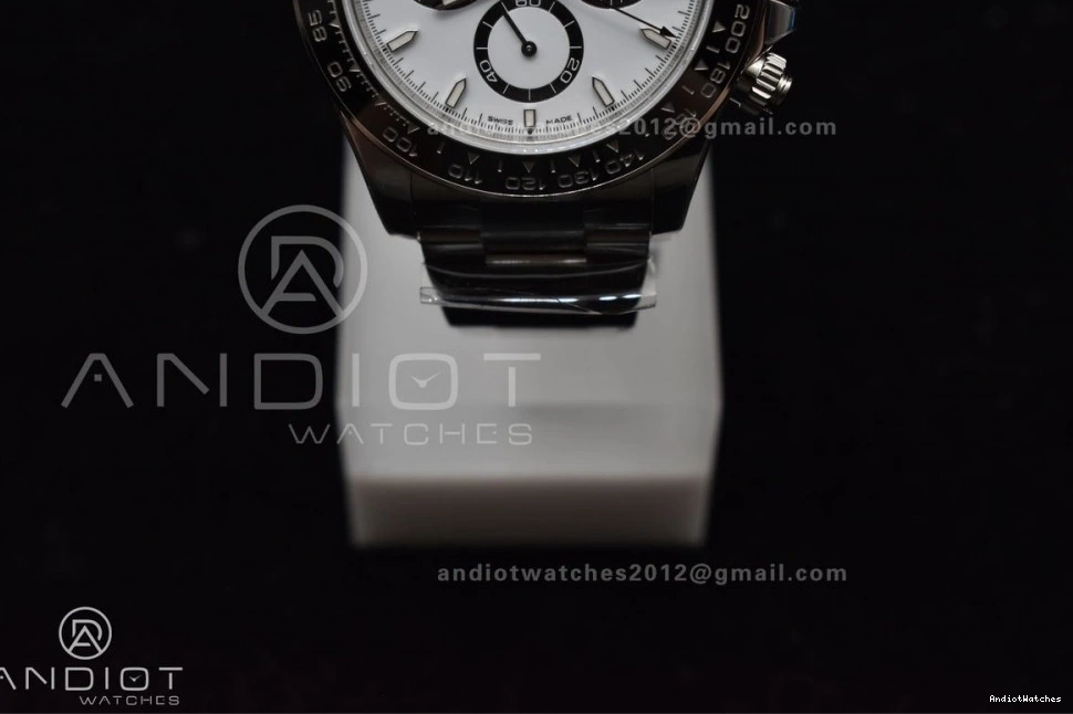 on Edition SS Best VSF 782 126500 1:1 Dial Daytona Steel 904L Bracelet DD Functional White 0317